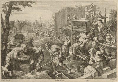 Building a Tower by David Teniers the Younger